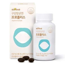 sorbus 蜂膠膠囊 36g, 60顆, 1個