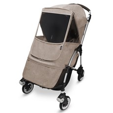 Manito 麻花 Bugaboo Bee Dragonfly 專用嬰兒車防風罩, 米色