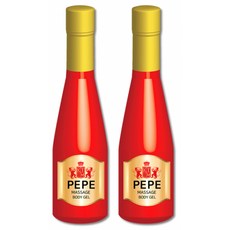 紅寶石Pepe按摩凝膠, 2個, 270ml
