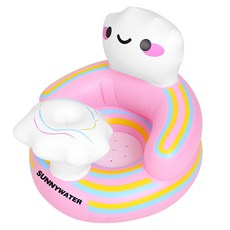 SUNNYWATER 幼兒彩虹柔軟座椅, 1個, 混合色