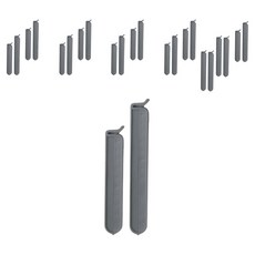 스틱 봉지집게 대형 10p + 특대형 14p 세트, 그레이, 1세트