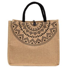 소리달 여성용 모투누이 여름 라탄 에스닉 보부상 토트백
