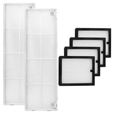 Filter for you LG 휘센 2in1 雙效智慧直立式冷氣機 超細微迷你相容濾網 4入 + 超細微Plus相容濾網 2入組, 1套, 單一商品