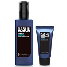 DASHU 男士水族深層補水多效合一乳液 153 ml + 泡沫潔面乳 30 ml套裝, 1組