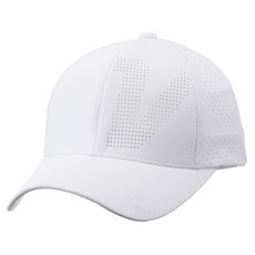 Volvik 富維克 男士高級 V 標誌穿孔帽子, 1個, 白色