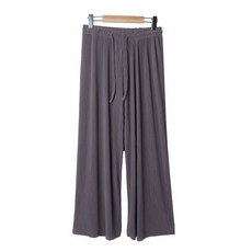 린다샵 여성용 싱가포 허리밴딩 와이드 찰랑 주름 팬츠 cppt13639k42