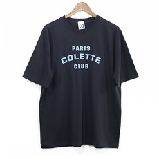 라라온 여성용 순면 레터링 롱 반팔 티셔츠 TSP496