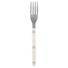 SABRE PARIS Bistro復古素色蛋糕叉, 1個, 象牙白