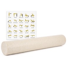 ALEAF EPP 瑜珈滾筒 + 運動海報, 沙米色