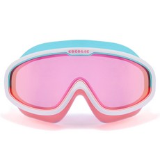 코코릭 아동용 빅렌즈 큐브2 물안경 3~13세, 민트핑크, 1개