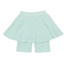 Rainbow Kids 女童柔軟羅紋五分裙褲