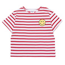 Rainbow Kids 兒童海洋微笑條紋短袖T恤