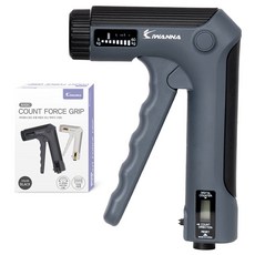 韓國 iWANNA 可調式強度計數握力器 基本款, 1個, 黑色