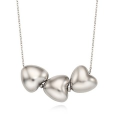 오에스티 여성용 모어앤모어 볼륨 하트 패션 체인 목걸이