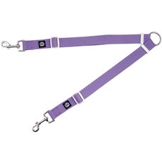 Mungtem 雙狗散步調色盤雙頭牽繩, 1個, 鮮豔紫