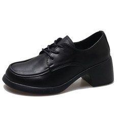 풋온 여성용 쿠우 세미 통굽 로퍼 NPOS0458