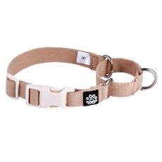 Mungtem 狗狗Palette馬汀格爾防掙脫項圈, 馬卡龍米色, 1個