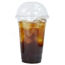 大成產業 PET透明杯 + 98mm圓頂蓋組合, 1個, 720ml