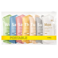 Dermoderique女款純棉衛生一次性內褲 7件組, 混色