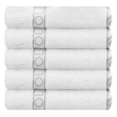 Songwol 松月 基本 Ethni 40 洗臉毛巾 140g 30支棉紗, 象牙白, 5個