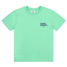 뉴욕꼬맹이 아동용 통기성 테디아일랜드 NY 반팔 티셔츠 T142