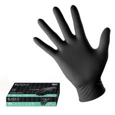 Clean Skin 多用途一次性丁腈手套 100入, 1個, 小(S), 黑色