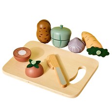 Modern House 木製玩具剪剪廚房玩具套裝, 多種