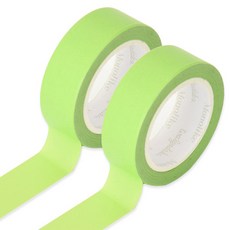 모노라이크 아르떼 마스킹 테이프 15mm x 10m, 558 Light green, 2개