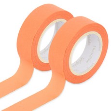Monolike Arte 紙膠帶 15mm x 10m, 513Sunnyorange, 2個