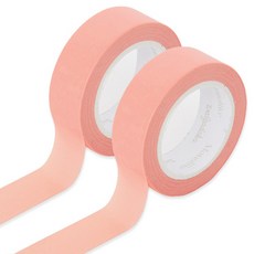 Monolike Arte 紙膠帶 15mm x 10m, 554 Peach, 2個
