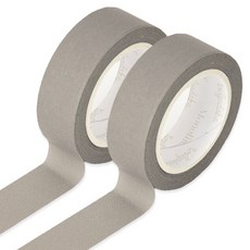 Monolike Arte 紙膠帶 15mm x 10m, 522 Charcoal, 2個