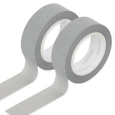 모노라이크 아르떼 마스킹 테이프 15mm x 10m, 515 Stone, 2개