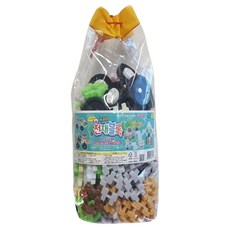 國民教育師 新天才兒童塑膠包裝積木 210入+輪子 8入組, 粉彩