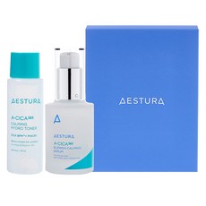 AESTURA A-Cica365 積雪草精華液25ml*1瓶+化妝水25ml*1瓶, 1組