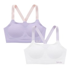 Juniday 無痕A線學生內衣2件組