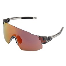 iLe 리엑트 미러렌즈 스포츠 선글라스, Clearblack + Orange, 1개