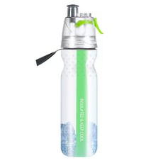 KEEP COOL 霧氣隔熱自行車水瓶 500 ml, 1個, 500ml, 綠色