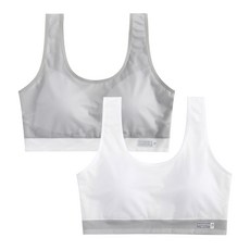 Juniday 網紗線條 D 學生內衣 2件組