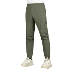 뉴이글 남성용 여름 스판 카고 조거 팬츠 UZ-4465