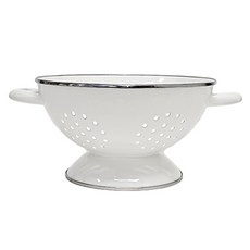 Bon Appé 琺瑯瀝水盆, 1個, 白色