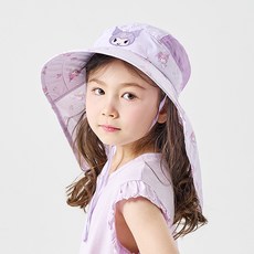 三麗鷗女童款酷洛米頸部防曬帽 NIHKI40054