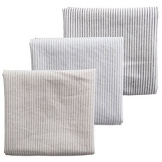 Maison Textile 經典風格條紋手帕3件組