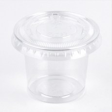 PET 透明醬料試飲杯 45 x 35 mm, 500個, 1套