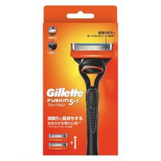 Gillette 吉列 FUSION 鋒隱手動握柄刮鬍刀*1支+替換刀片*2個, 1盒, 1組