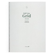 모닝글로리 3500 반반 그리드 연습장 좌철, 랜덤발송, 1개
