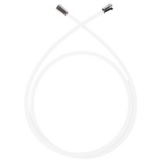 이로홈 물때 꼬임방지 PVC 튜브 샤워호스, 2m, 화이트