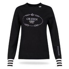 GreenQueen Lux Golf 女士 GQ 版圓領長袖針織衫 GQ4S612W
