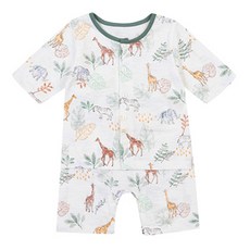 아가방 아동용 통기성 사파리 7부 오픈 내의 세트 01Q317608