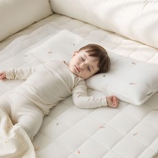 essian 幼兒用Modez刺繡人造絲寬枕頭, 開花