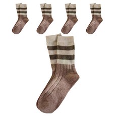 피어니스트 여성용 레그 장목 양말 5켤레 세트